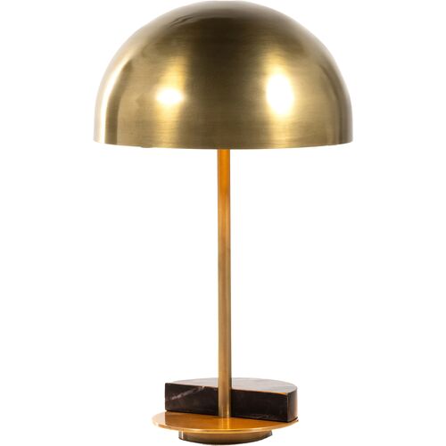 Nova Marble Table Lamp, Antique Brass 3 Nova Marble Table Lamp, Antique Brass