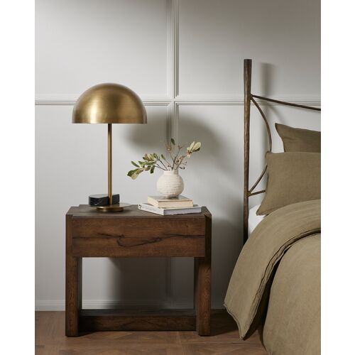 Nova Marble Table Lamp, Antique Brass 9 Nova Marble Table Lamp, Antique Brass