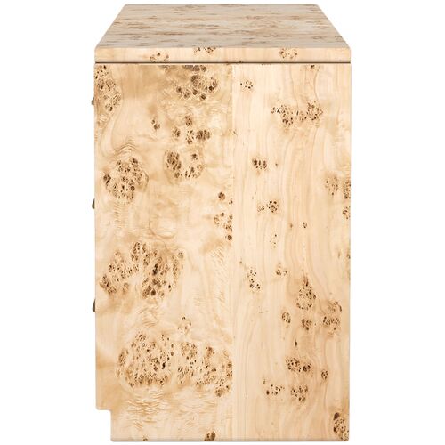Jackson Burl 6-Drawer Dresser 3 Jackson Burl 6-Drawer Dresser