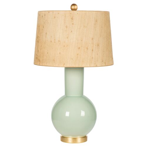 Spring Coventry Couture Table Lamp, Pale Green/Seagrass 1 Spring Coventry Couture Table Lamp, Pale Green/Seagrass