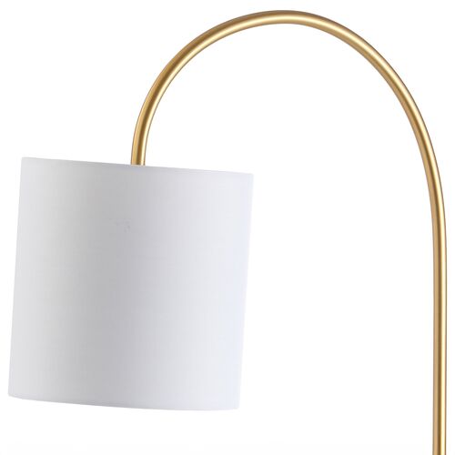 Rosalind Marble Table Lamp, White/Brass Gold 5 Rosalind Marble Table Lamp, White/Brass Gold