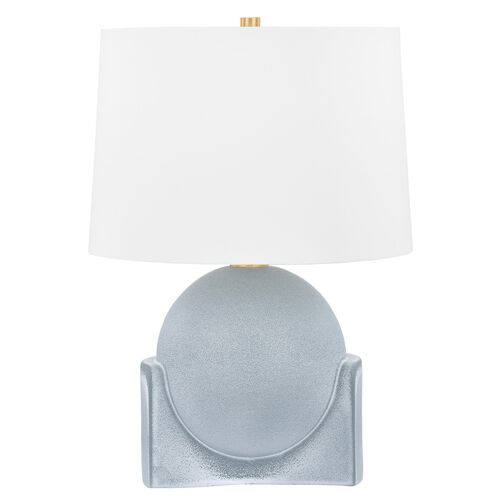Brontae Ceramic Table Lamp, Reactive Slate/White 1 Brontae Ceramic Table Lamp, Reactive Slate/White