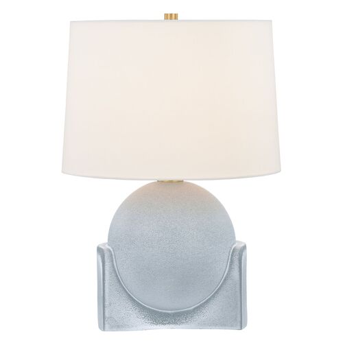 Brontae Ceramic Table Lamp, Reactive Slate/White 2 Brontae Ceramic Table Lamp, Reactive Slate/White