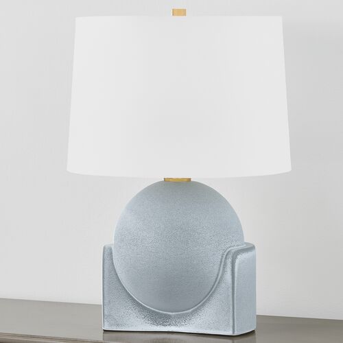 Brontae Ceramic Table Lamp, Reactive Slate/White 3 Brontae Ceramic Table Lamp, Reactive Slate/White