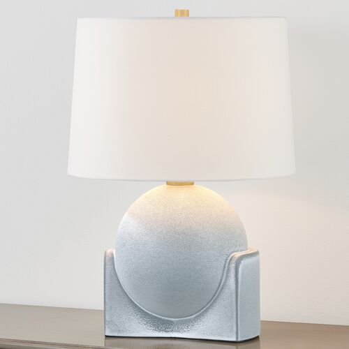 Brontae Ceramic Table Lamp, Reactive Slate/White 4 Brontae Ceramic Table Lamp, Reactive Slate/White