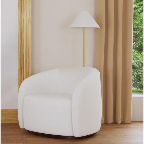 Yuna Marble Floor Lamp, Brass/Black 2 Yuna Marble Floor Lamp, Brass/Black