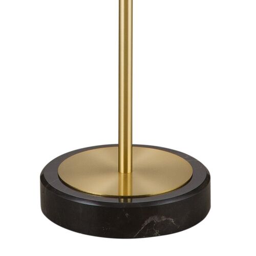 Yuna Marble Floor Lamp, Brass/Black 4 Yuna Marble Floor Lamp, Brass/Black