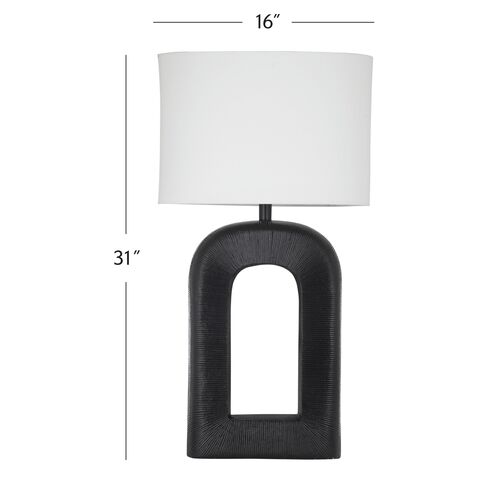 Sabrina Table Lamp, Black 7 Sabrina Table Lamp, Black