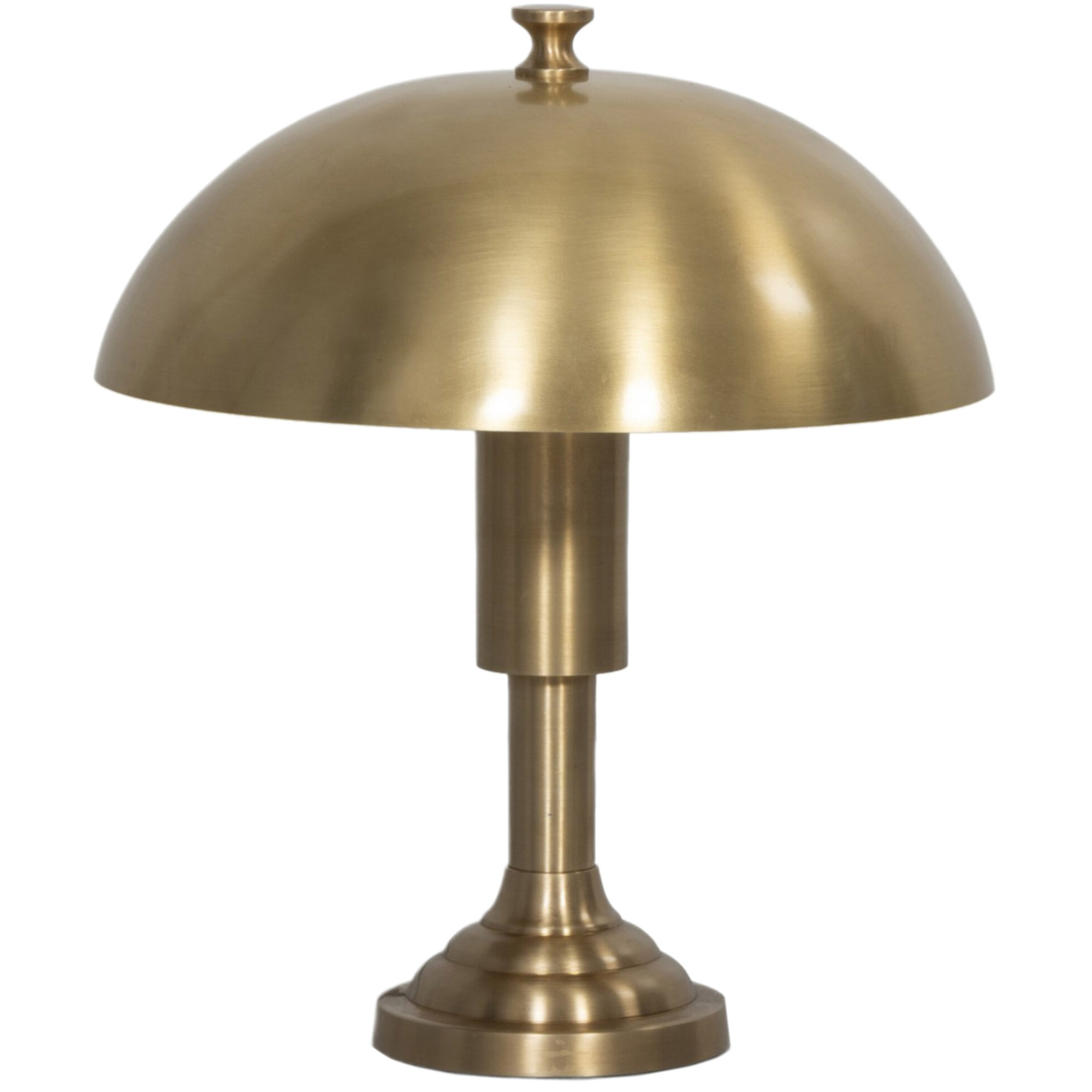 Ostra Dome Table/Desk Lamp, Raw Brass 1 Ostra Dome Table/Desk Lamp, Raw Brass
