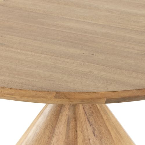 Leda 60" Dining Table, Smoked Honey 5 Leda 60" Dining Table, Smoked Honey