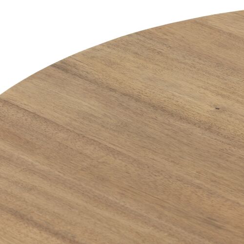 Leda 60" Dining Table, Smoked Honey 6 Leda 60" Dining Table, Smoked Honey