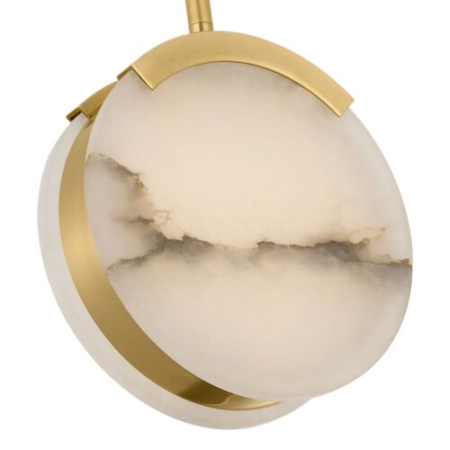 Melange 7" Alabaster Pendant 6 Melange 7" Alabaster Pendant