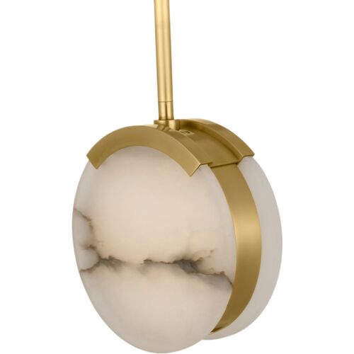 Melange 7" Alabaster Pendant 9 Melange 7" Alabaster Pendant