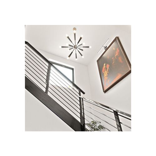 Zodiac 12-Light Chandelier, Aged Brass 7 Zodiac 12-Light Chandelier, Aged Brass