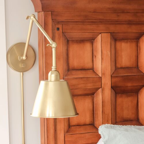 Mitchell Wall Mount, Aged Brass 2 Mitchell Wall Mount, Aged Brass