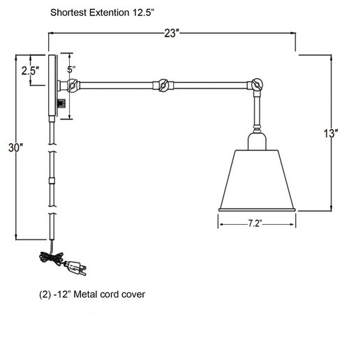 Mitchell Wall Mount, Aged Brass 7 Mitchell Wall Mount, Aged Brass