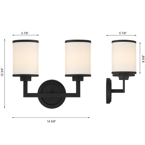 Bryant Wall Mount, Black Forged 7 Bryant Wall Mount, Black Forged