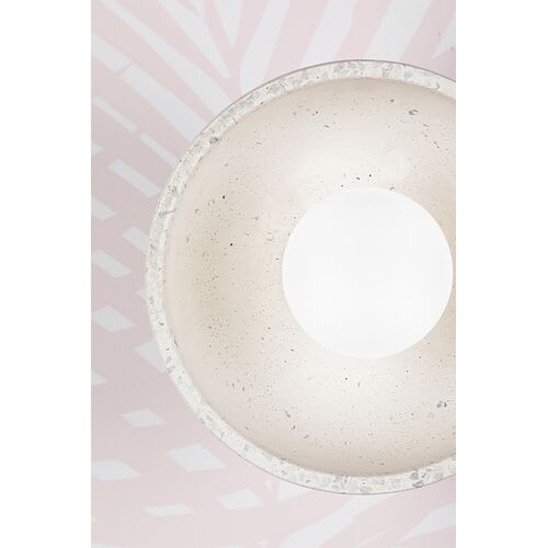 Margaret 8" Terrazzo Wall Sconce, White 5 Margaret 8" Terrazzo Wall Sconce, White