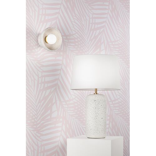 Margaret 8" Terrazzo Wall Sconce, White 6 Margaret 8" Terrazzo Wall Sconce, White