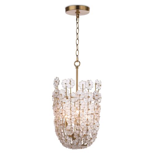 Charlotte Pendant, Natural Brass 1 Charlotte Pendant, Natural Brass