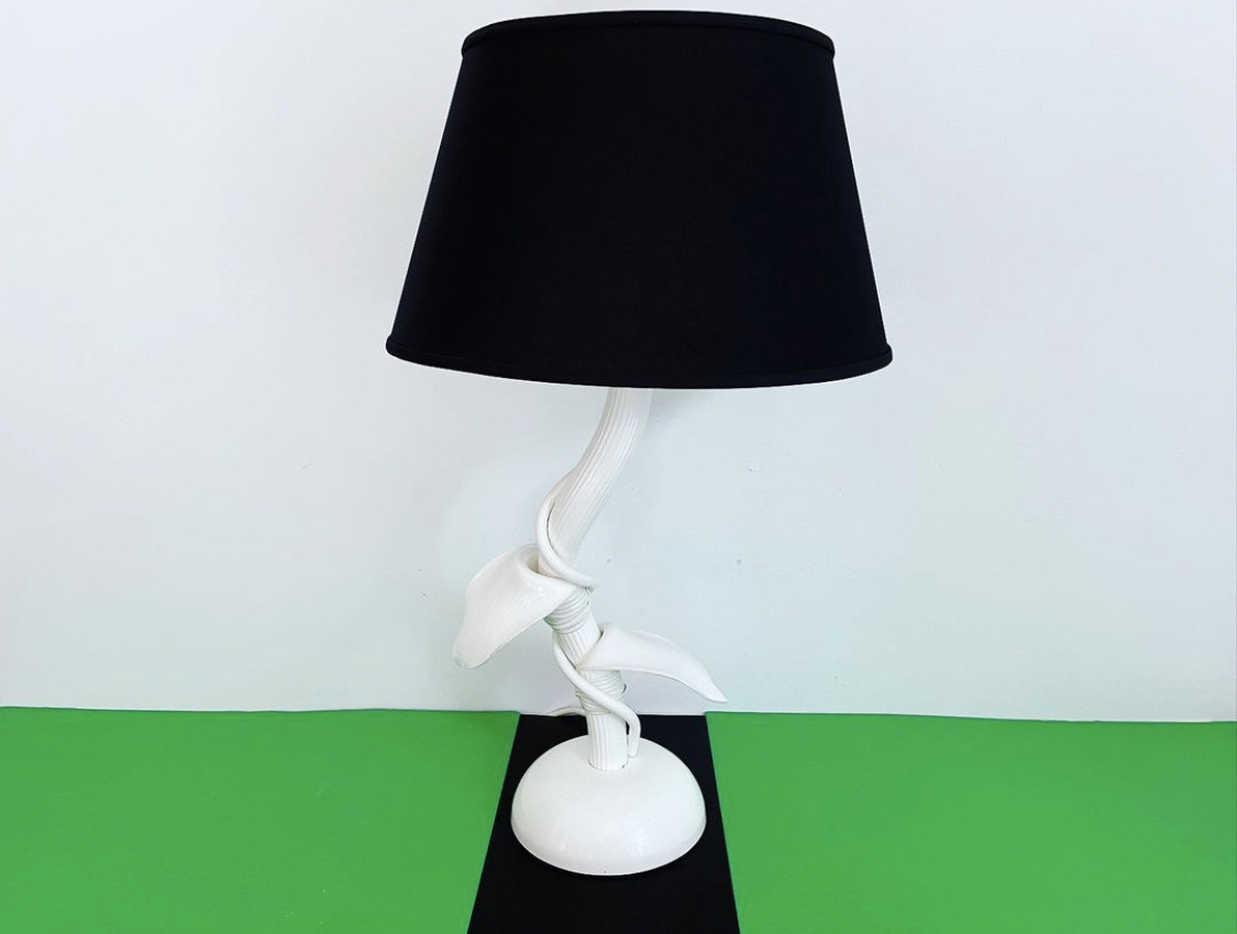 1970s Eden Roc Vine & Leaf Lamps, Pair