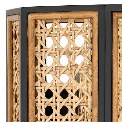 Georgia Rattan Wall Sconce, Natural/Old Bronze 4 Georgia Rattan Wall Sconce, Natural/Old Bronze