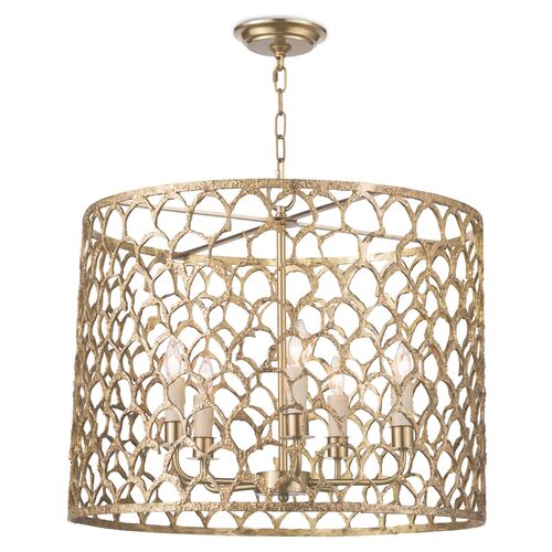 Cabana Pendant, Natural Brass 1 Cabana Pendant, Natural Brass