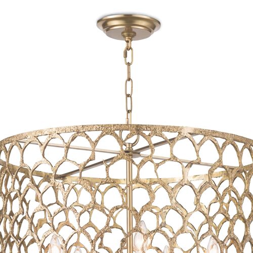 Cabana Pendant, Natural Brass 2 Cabana Pendant, Natural Brass