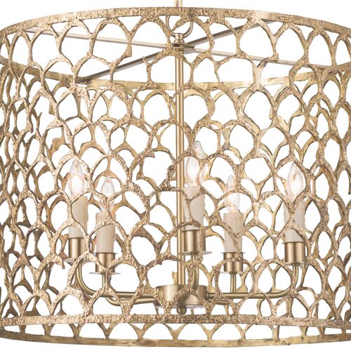 Cabana Pendant, Natural Brass 3 Cabana Pendant, Natural Brass