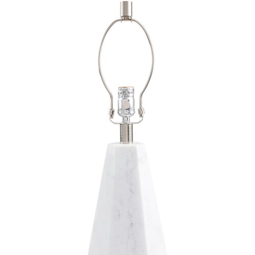 Skyla Marble Table Lamp, Gray/White 3 Skyla Marble Table Lamp, Gray/White