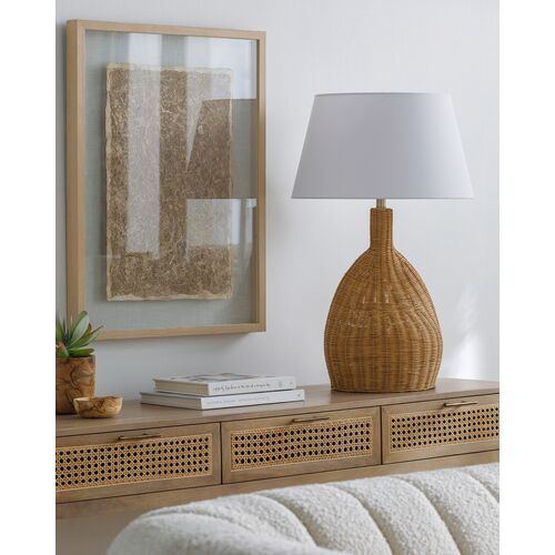 Abboot Rattan Table Lamp, Natural 2 Abboot Rattan Table Lamp, Natural