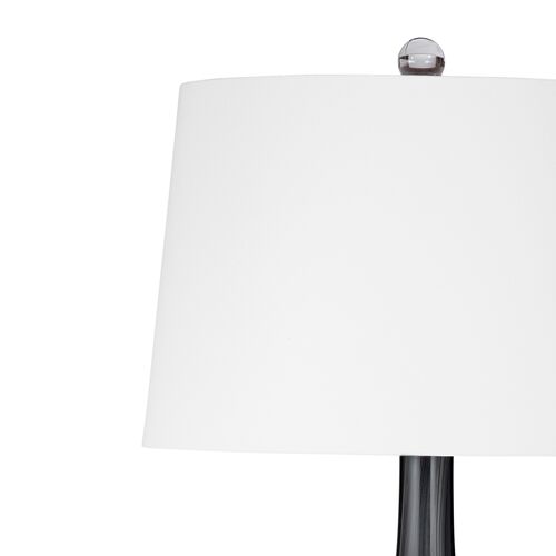 Billy Glass Table Lamp, Black 2 Billy Glass Table Lamp, Black