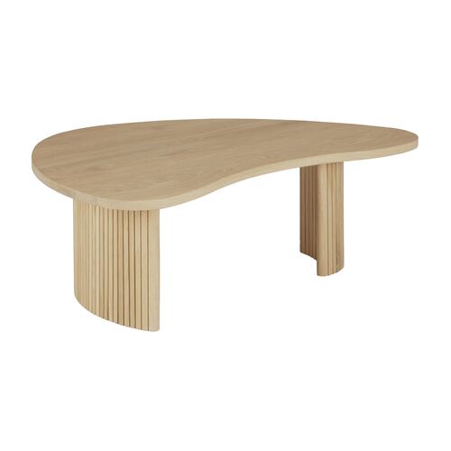 Boomerang Coffee Table, Oak