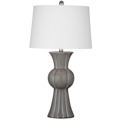 Imani Ceramic Table Lamp, Gray 1 Imani Ceramic Table Lamp, Gray