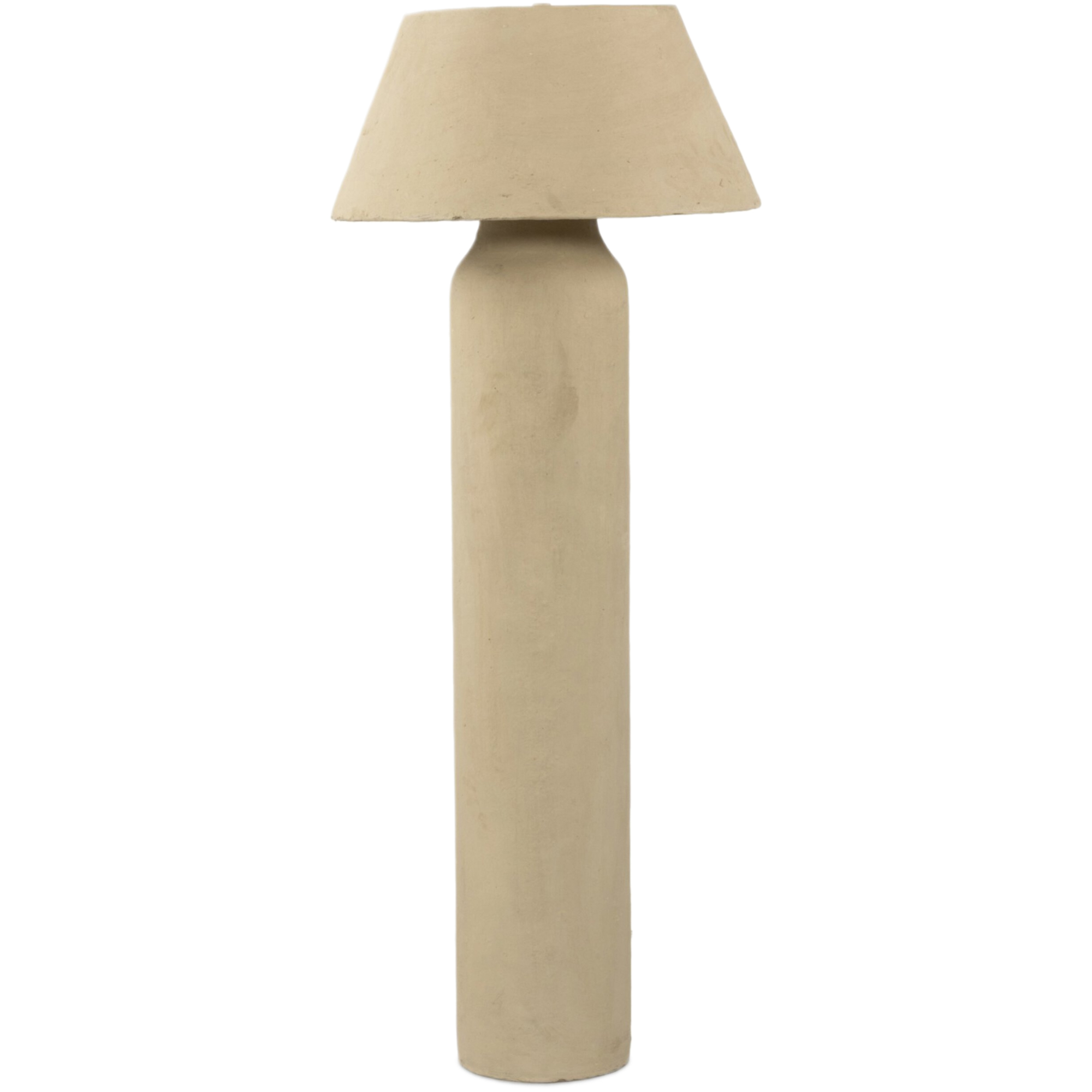 Firaelis Floor Lamp, Light Paper Mache 3 Firaelis Floor Lamp, Light Paper Mache