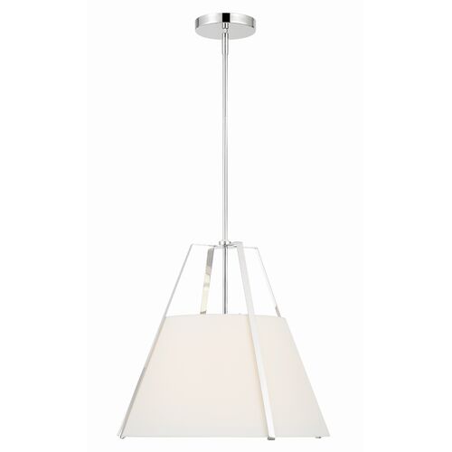 Fulton 3 Light Chandelier, Polished Nickel 2 Fulton 3 Light Chandelier, Polished Nickel