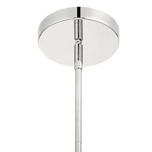 Fulton 3 Light Chandelier, Polished Nickel 4 Fulton 3 Light Chandelier, Polished Nickel