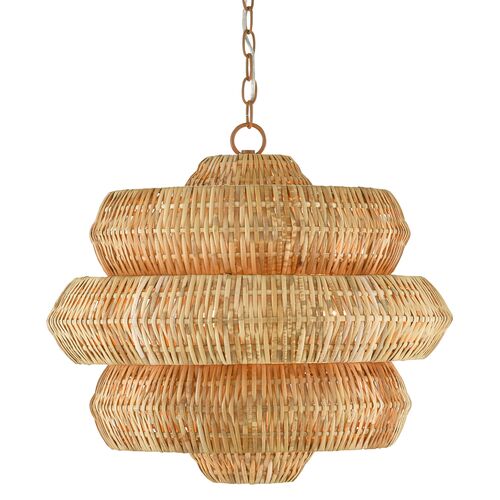 Antibes Small Rattan Chandelier, Natural 1 Antibes Small Rattan Chandelier, Natural