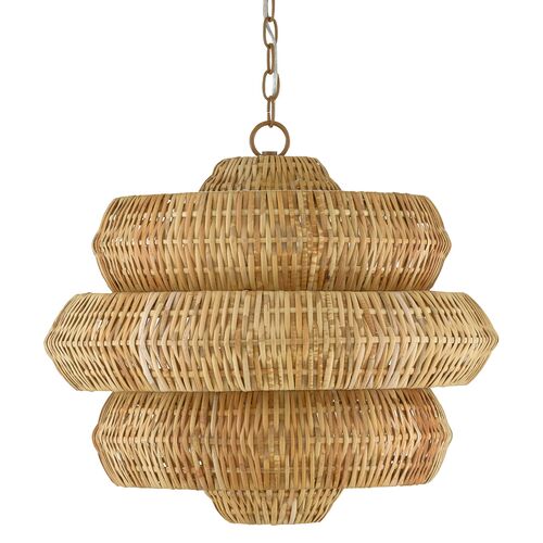 Antibes Small Rattan Chandelier, Natural 2 Antibes Small Rattan Chandelier, Natural