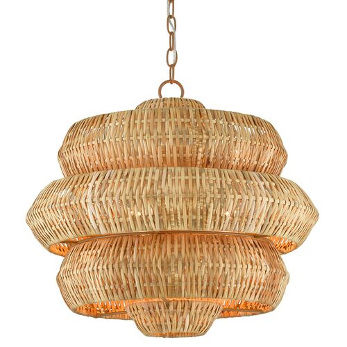 Antibes Small Rattan Chandelier, Natural 3 Antibes Small Rattan Chandelier, Natural