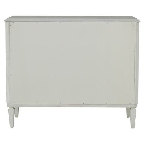 Kaitlin 3-Drawer Chest, Stained Brass/Cerused White 6 Kaitlin 3-Drawer Chest, Stained Brass/Cerused White
