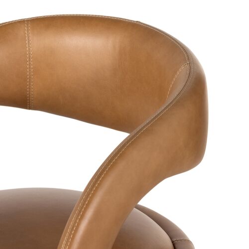 Nina Leather Bar Stool 10 Nina Leather Bar Stool