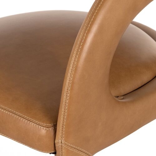 Nina Leather Bar Stool 8 Nina Leather Bar Stool