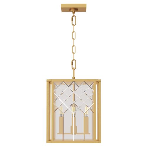 Erro Small Lantern, Burnished Brass 1 Erro Small Lantern, Burnished Brass