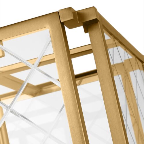 Erro Small Lantern, Burnished Brass 3 Erro Small Lantern, Burnished Brass