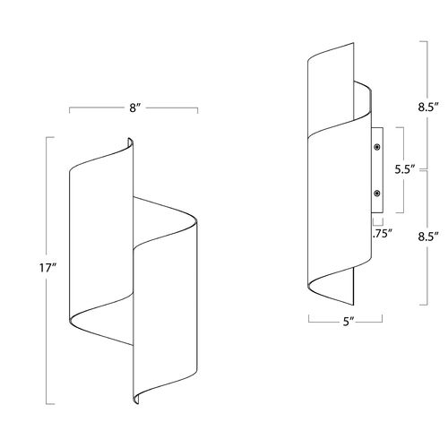 Folio Wall Sconce 6 Folio Wall Sconce