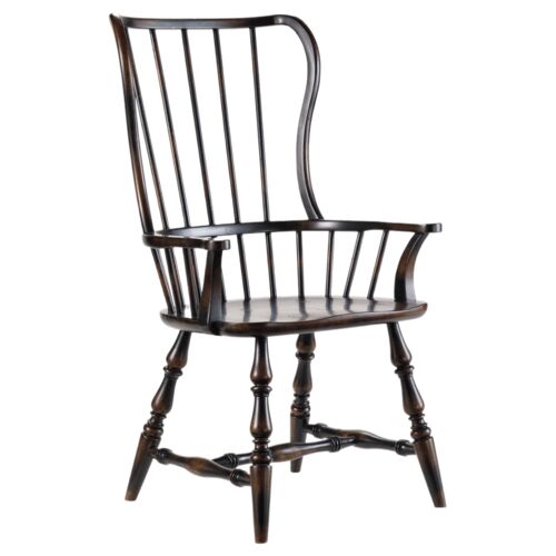 Sanctuary Spindle Arm Chair, Ebony