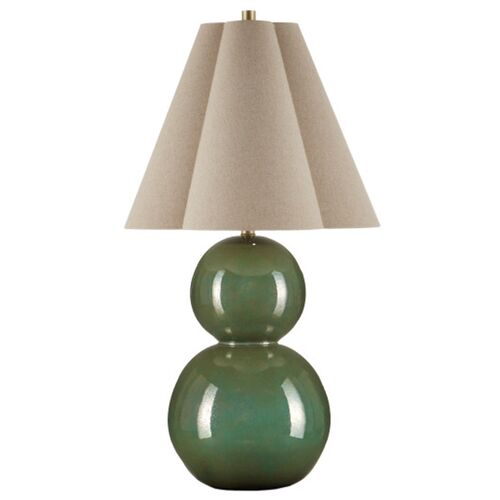 Kindred Ceramic Table Lamp, Green 6 Kindred Ceramic Table Lamp, Green