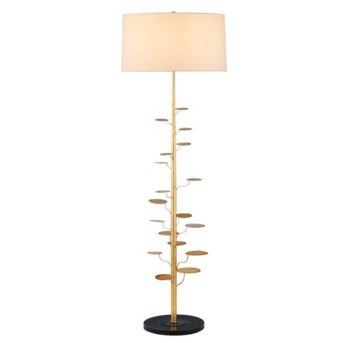 Vittoria Floor Lamp, Antique Gold Leaf 1 Vittoria Floor Lamp, Antique Gold Leaf