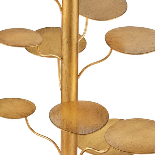 Vittoria Floor Lamp, Antique Gold Leaf 2 Vittoria Floor Lamp, Antique Gold Leaf